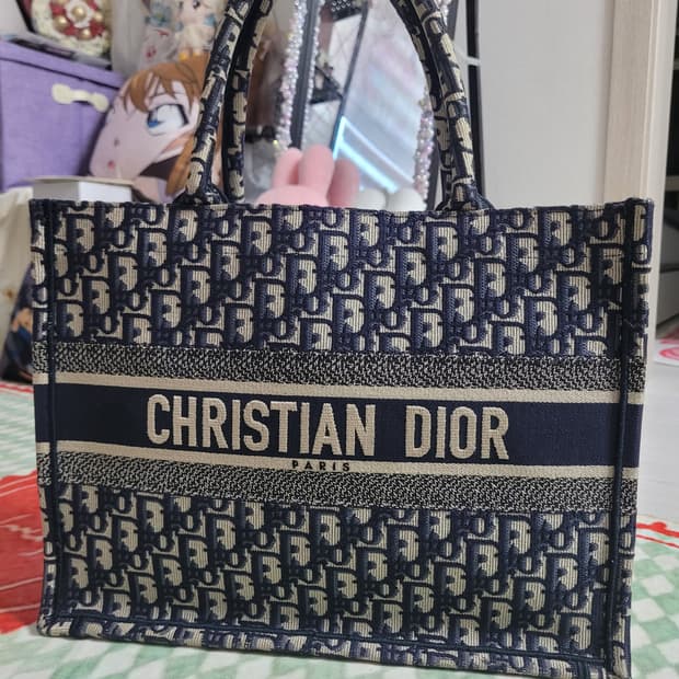 무료배송) 디올 북토트 미디움 백
