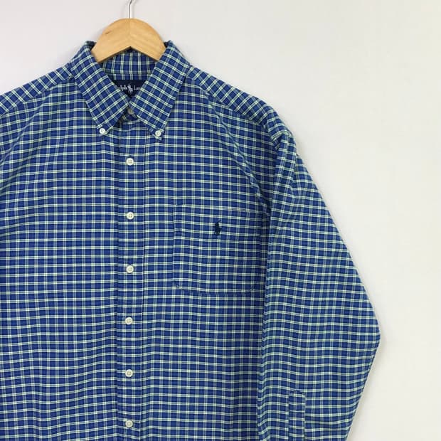 105 폴로 옥스포드 체크 셔츠