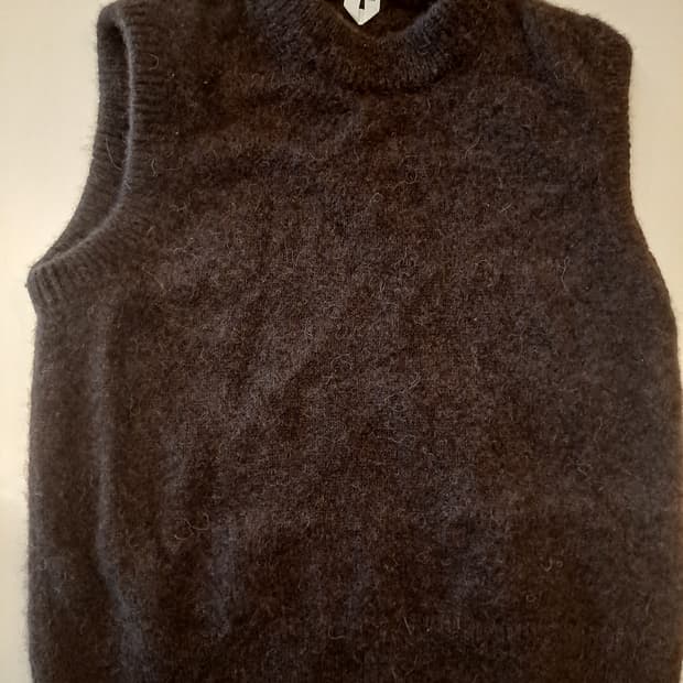 아르켓 알파카 니트조끼 M사이즈