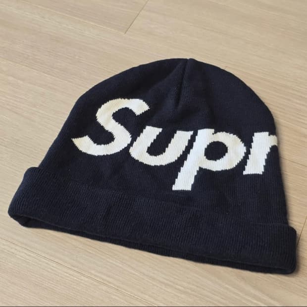 슈프림 빅로고 비니 16fw