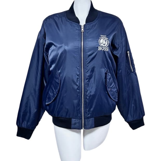 산토리 보스 리버시블 ma-1 점퍼