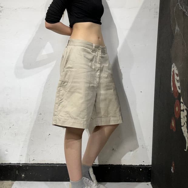 폴로 랄프로렌 베이지 치노 팬츠 버뮤다 반바지