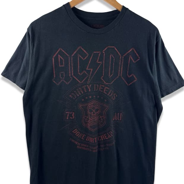 AC/DC 그래픽 반팔티셔츠2093