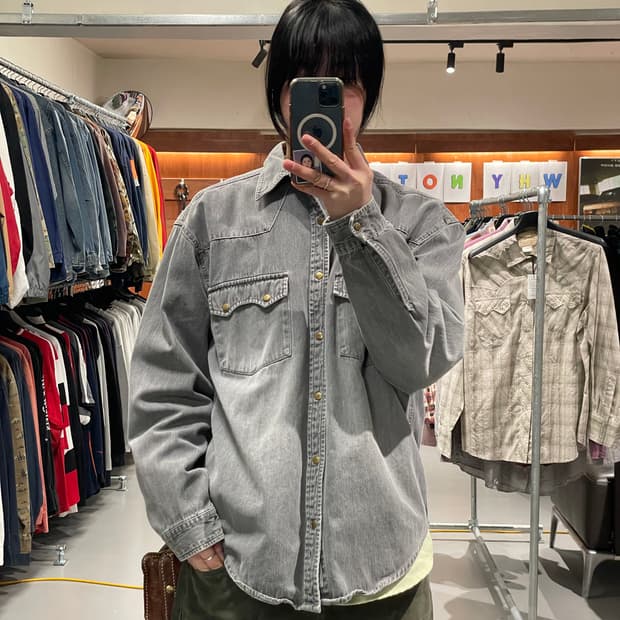 빈티지 웨스턴 셔츠  