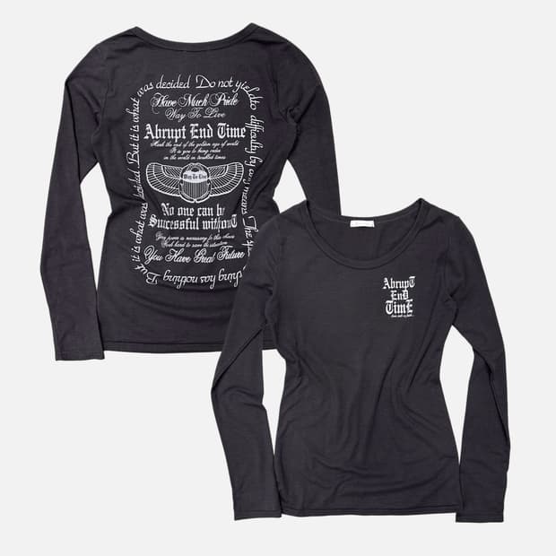 grey lettering printing t-shirt