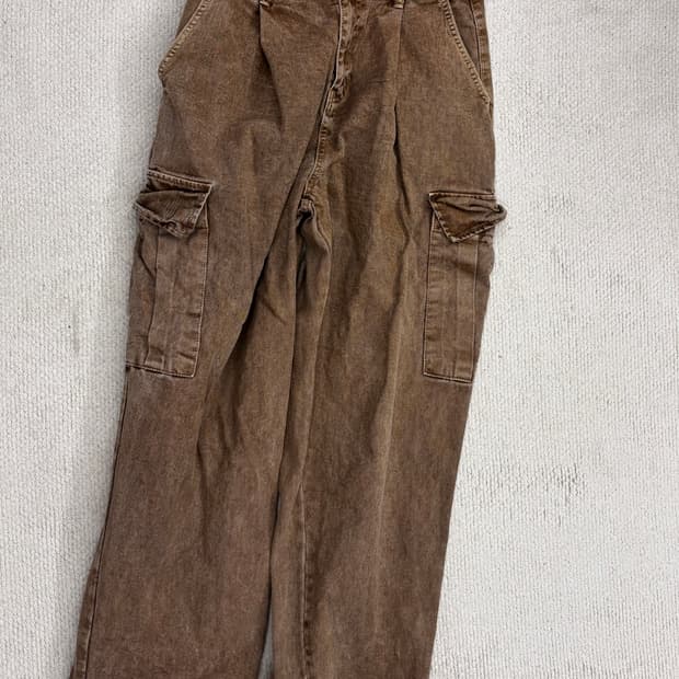 빈티지 카고데님팬츠