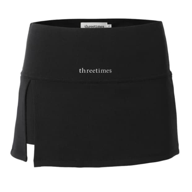 쓰리타임즈 슬릿 스커트 S