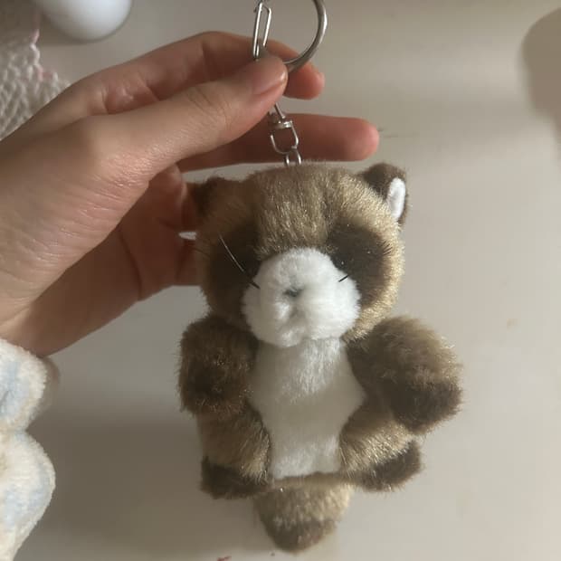 일본 빈티지 너구리키링