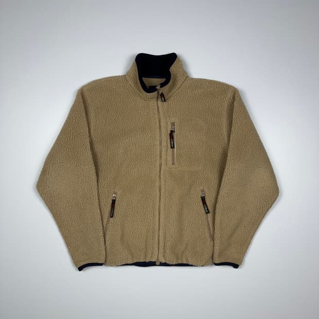 (105) 80s 엘엘빈 플리스 자켓 내추럴