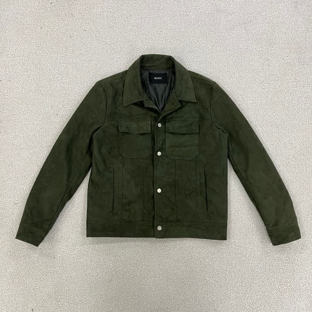 [100] 애드호크 AD HOC 스웨이드 트러커 자켓 1219M2