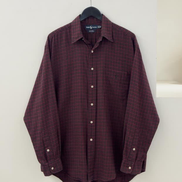 폴로 랄프로렌 빅셔츠 체크