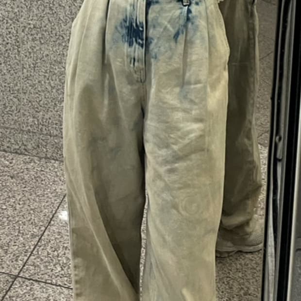타이다이 데님팬츠