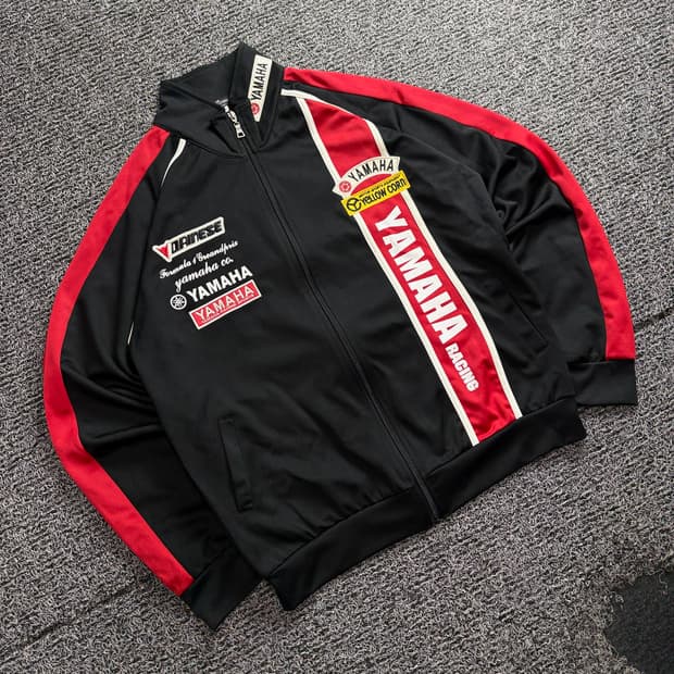 빈티지 야마하 빅로고 레이싱 트랙탑 자켓 4158