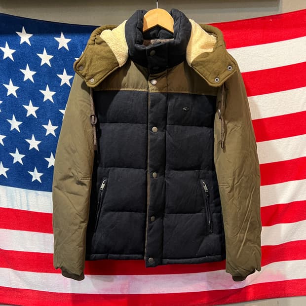 라코스테 오리털 파카 패딩