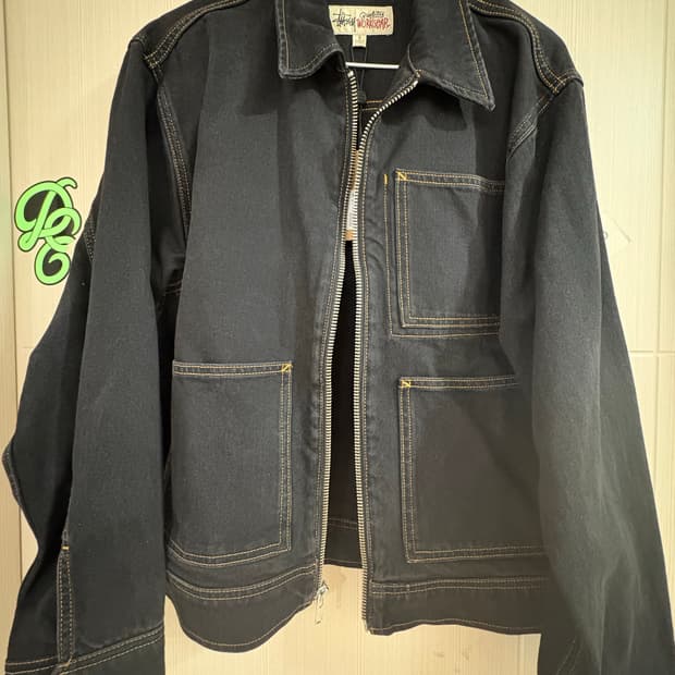 스투시 데님 자켓 S