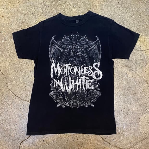 미국 빈티지 모션리스앤화이트 motionless n white 락티셔츠