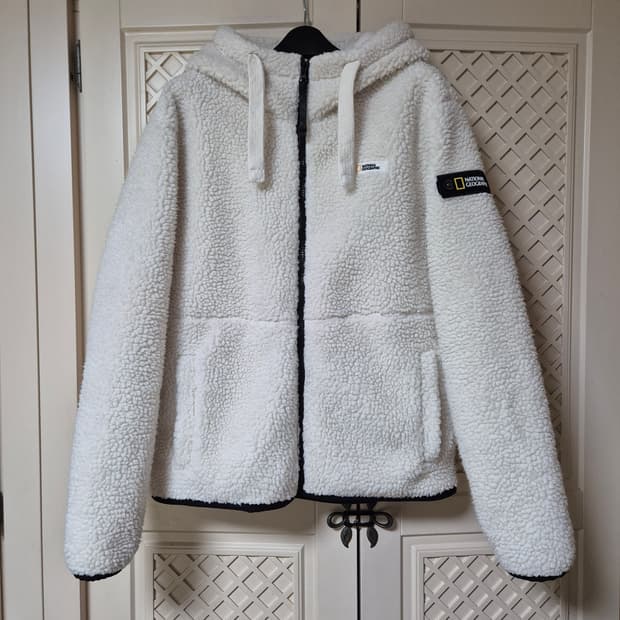 내셔널지오그래픽 플리스 후드집업