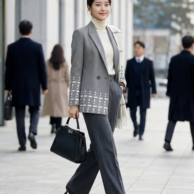 펜디 울 자켓/여55