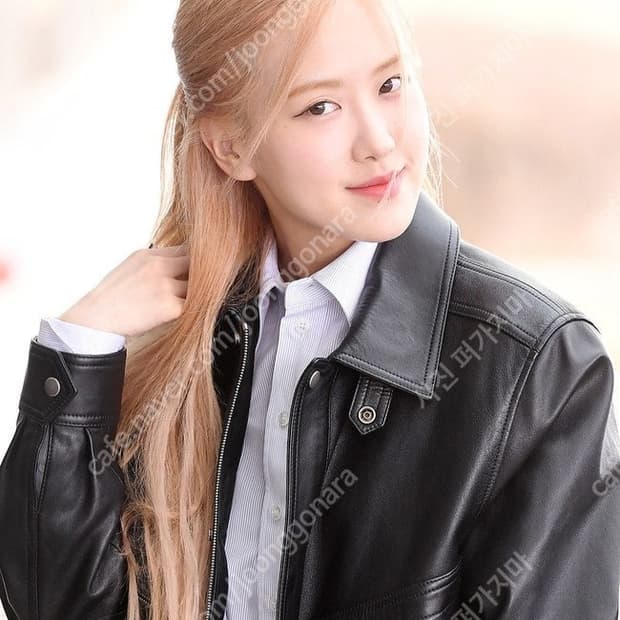 생로랑 로제 가죽자켓 50 드럼드 램스킨 레더자켓