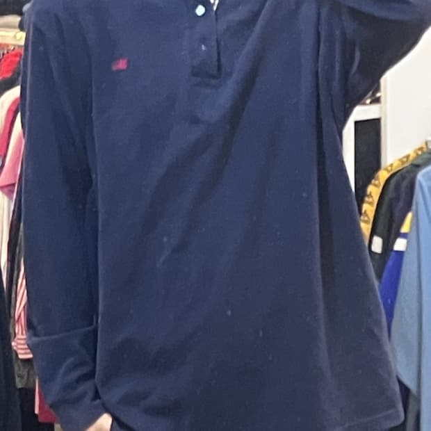 버버리 정품 롱슬리브 카라티 (XL)