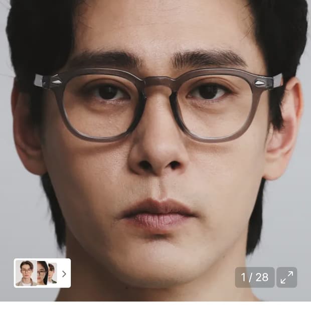 한글안경 EPI 그레이 46사이즈(블루라이트 차단 렌즈)