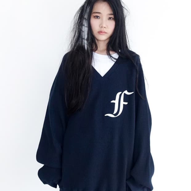 샵페어리 waffle boxy MTM (navy)