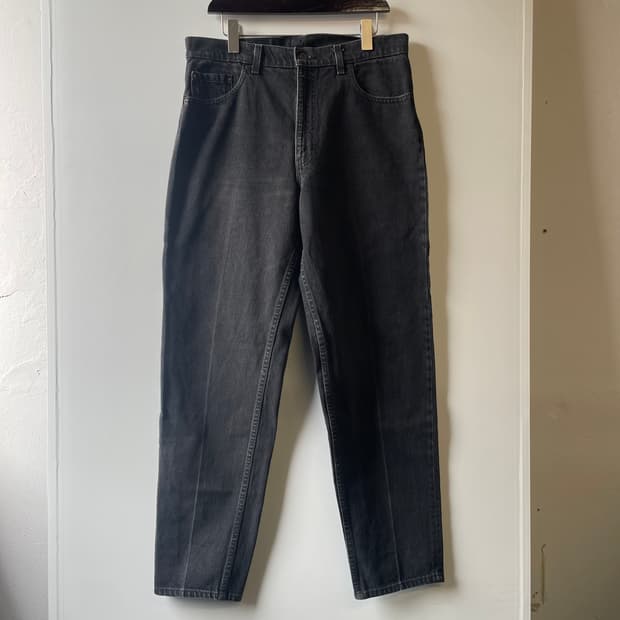 90s 리바이스 550 흑청 데님팬츠