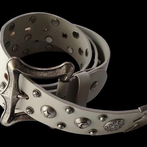 떠그클럽 드래곤 벨트 화이트 빈티지