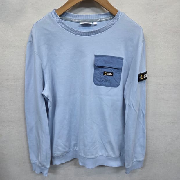 내셔널지오그래픽 주니어 우븐포켓 맨투맨 150