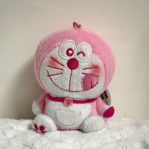 일본 빈티지 사쿠라 도라에몽 인헝 키링