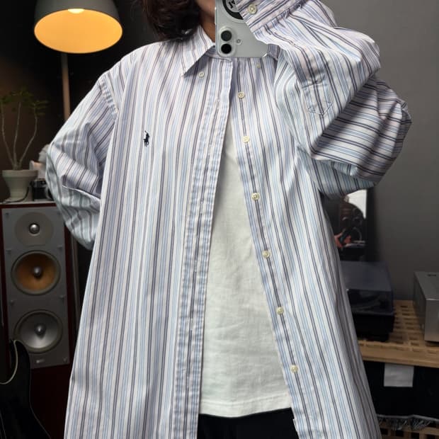 폴로 스트라이프셔츠