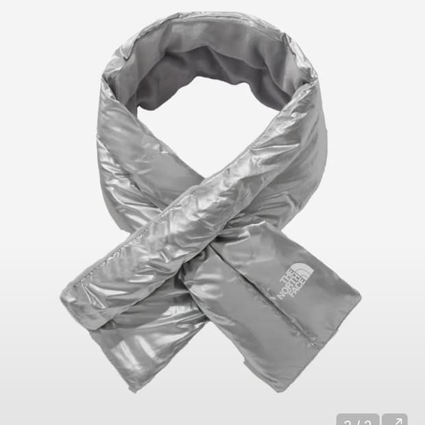 노스페이스 패딩 머플러 NA5IP52T_SIL 
