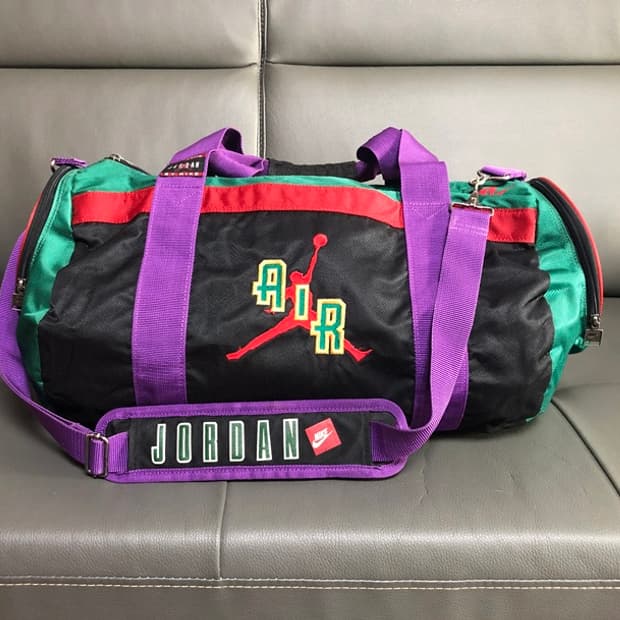 1993 빈티지 나이키에어 조던 튜브 더플백/망치백
