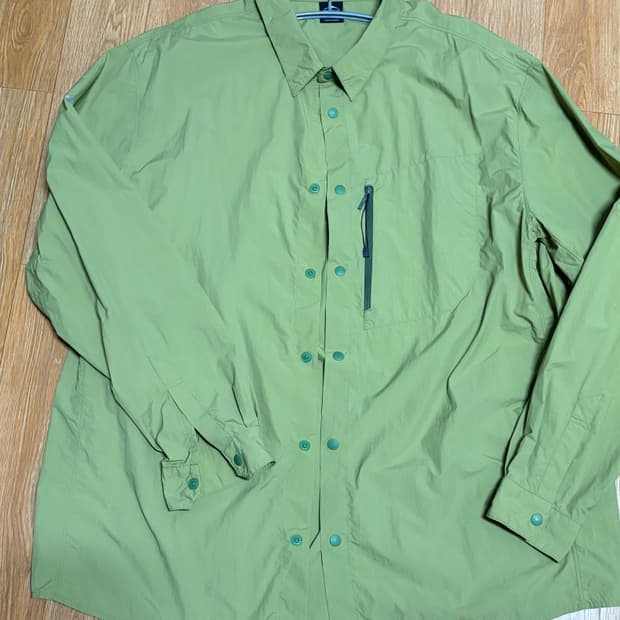 고요웨어 라이트 에어 셔츠 아보카도 그린 XL