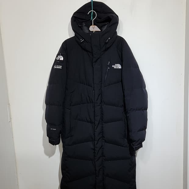 (S) 노스페이스 롱패딩 점퍼 블랙 거위털 구스다운 코트