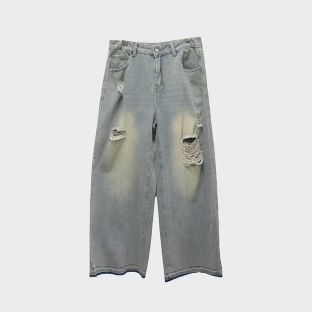 DAZY 연청 데미지 와이드진 61142