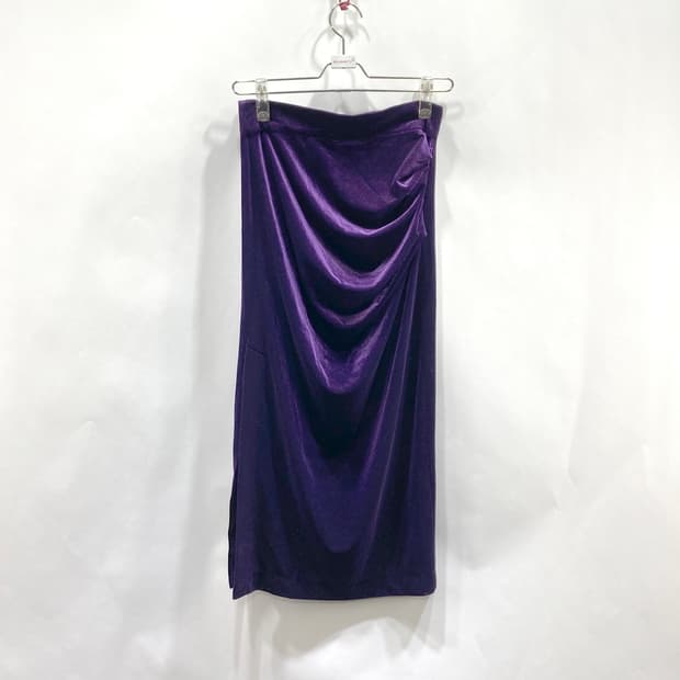 자라 여성 벨벳셔링 롱스커트 26