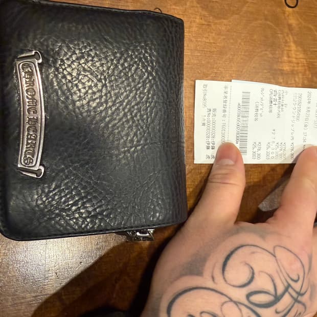 크롬하츠 스퀘어집빌 지갑