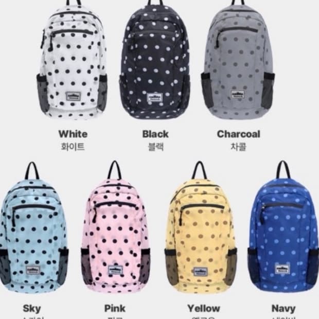 하이산 도트 백팩 스카이 포켓백 V1 도트