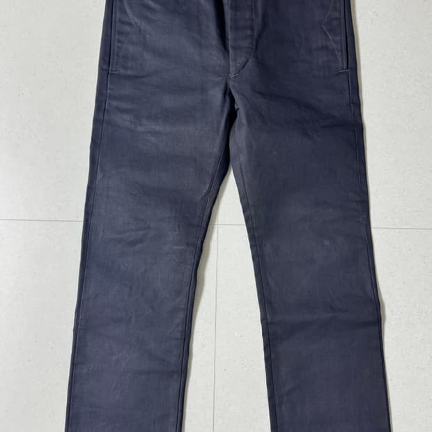 더블알엘 rrl 오피서 치노 코팅 블랙