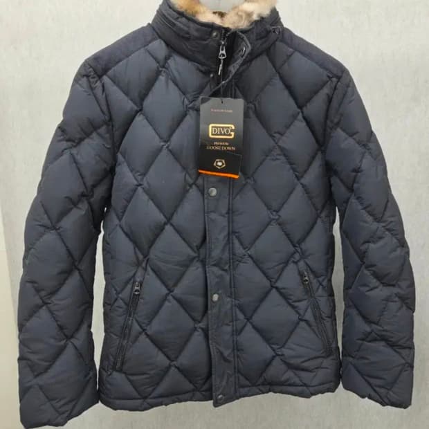 여성 100 올젠 토끼털 구스다운 퀄팅 점퍼 자켓