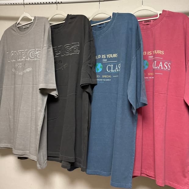 피그먼트 반팔티