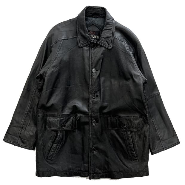 BEER BLASTS빈티지 양가죽 카코트
