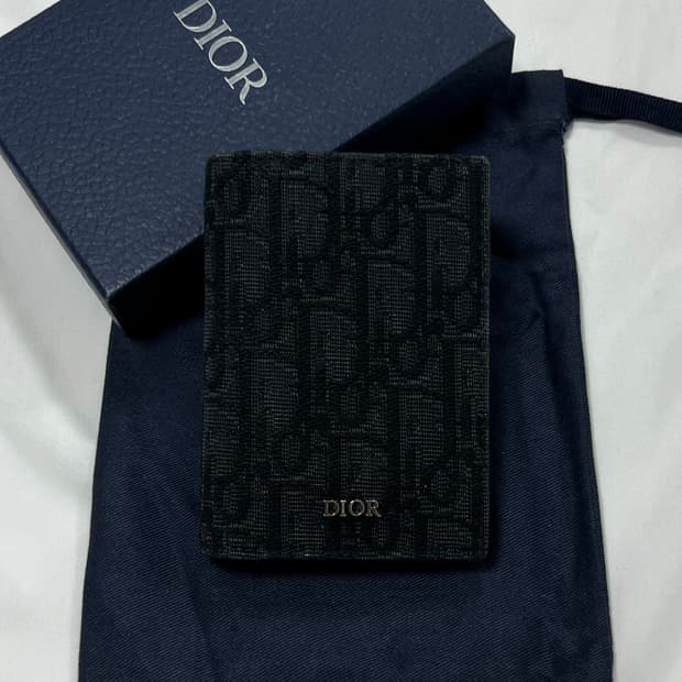 [정품] 디올 오블리크 오거나이저 블랙