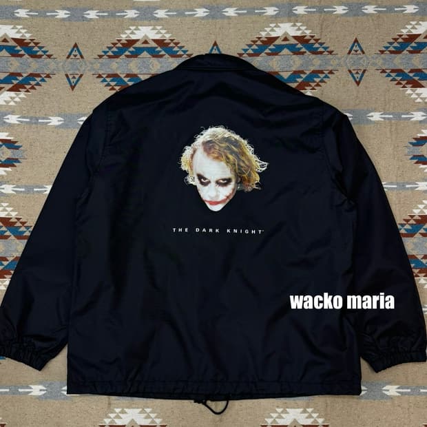 [XL] 와코마리아 x 다크나이트 트릴로지 코치자켓 블랙(조커)
