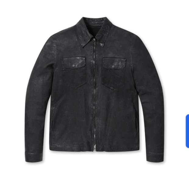 시리즈 Salvatore Santoro] 패치 포켓 램스킨 점퍼