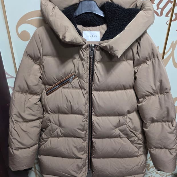 여성 산드로 구스다운 패딩