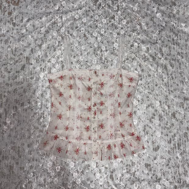 Flower sleeveless