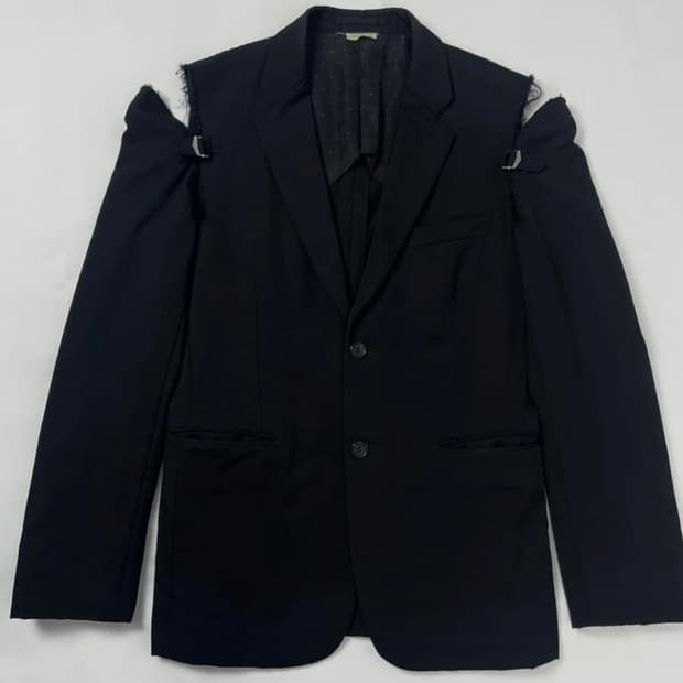 꼼데가르송 옴므 플러스 14ss 컷아웃 블레이저