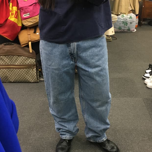 90s Levis 리바이스 550 오렌지탭 데님팬츠 (USA)